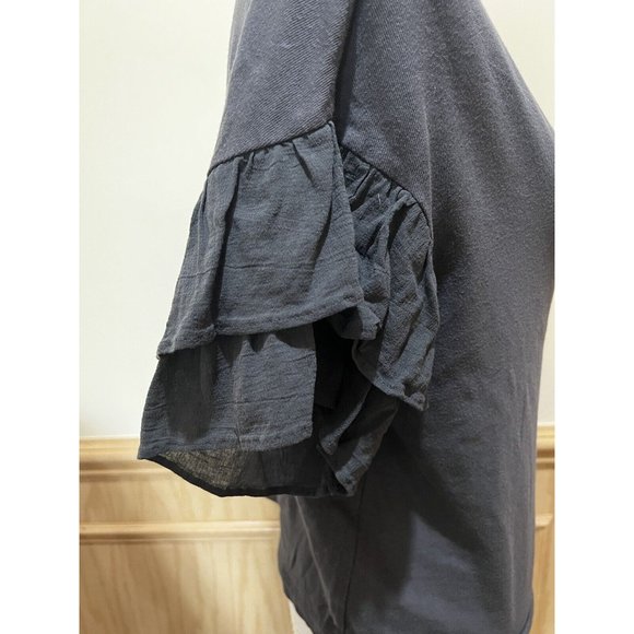 Express ~ Short Ruffle Sleeve Top ~ Size X-Small ~ - Picture 2 of 6